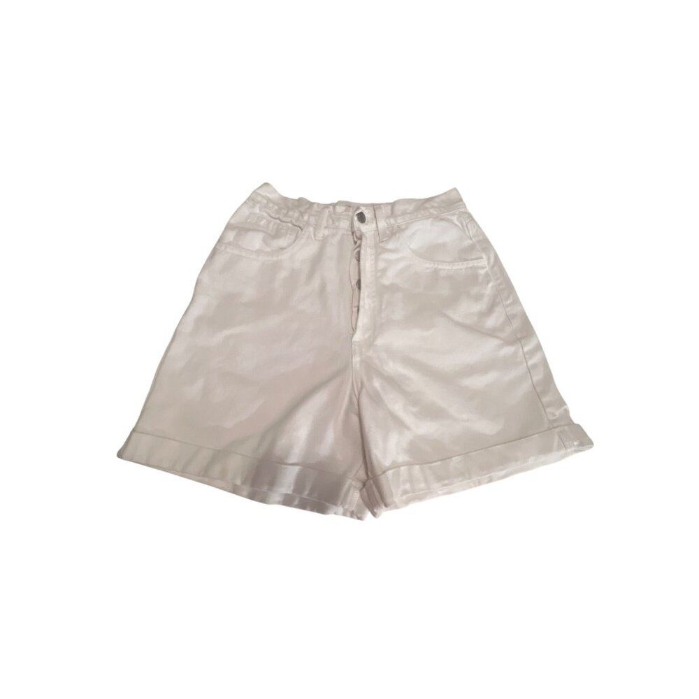 Vintage Guess Georges Marciano White High-Waisted Shorts Size 28‎